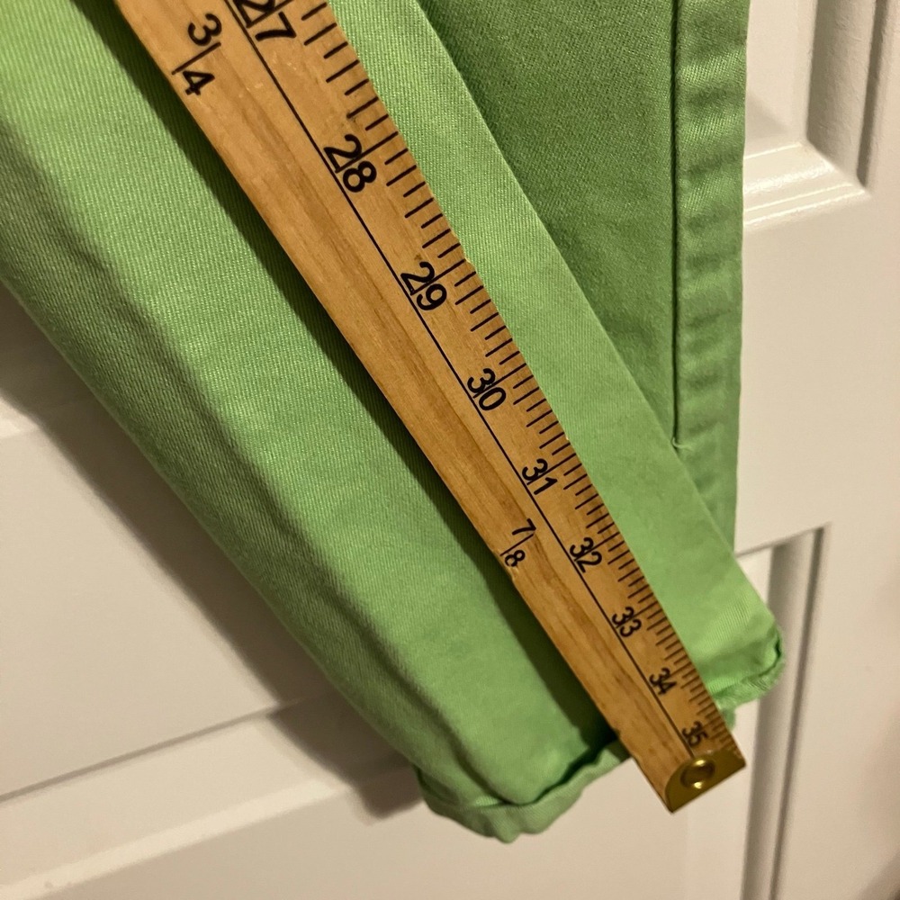 Vineyard Vines Men‎ Chino Breaker Pants 38xU in Green Slim Fit Cotton Flat Front - Picture 10 of 10